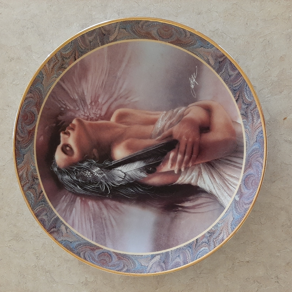 Native Beauty Decorative Collectible Plate